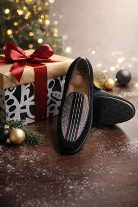 Chaussures SurMesure en cuir et pagne